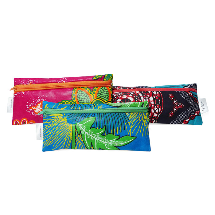 Astuccio in tessuto africano